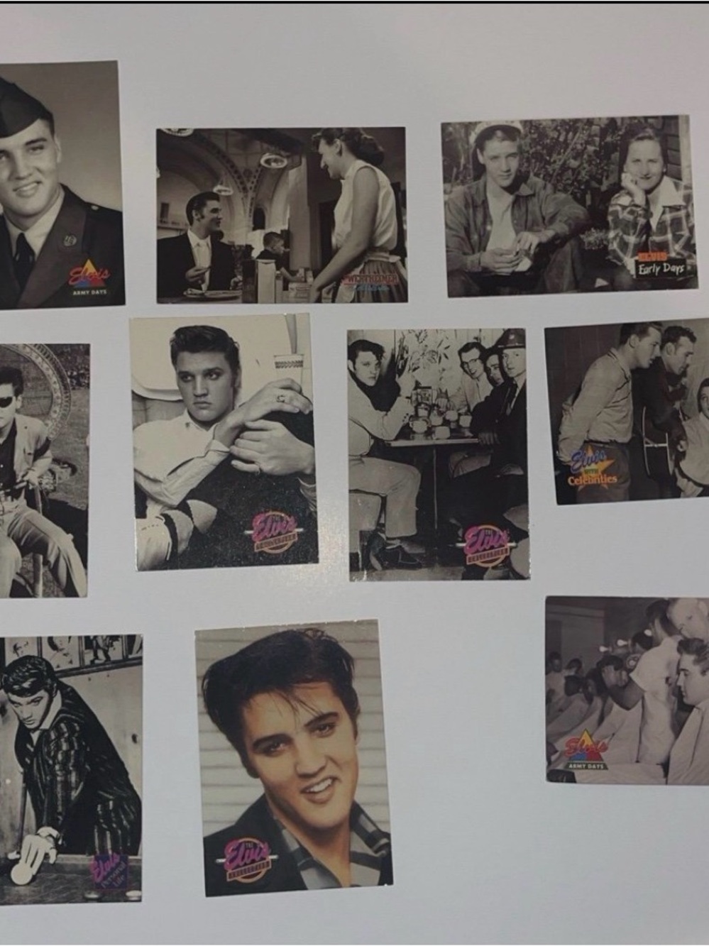 Elvis Presley Collector Trading Cards ( 10 )